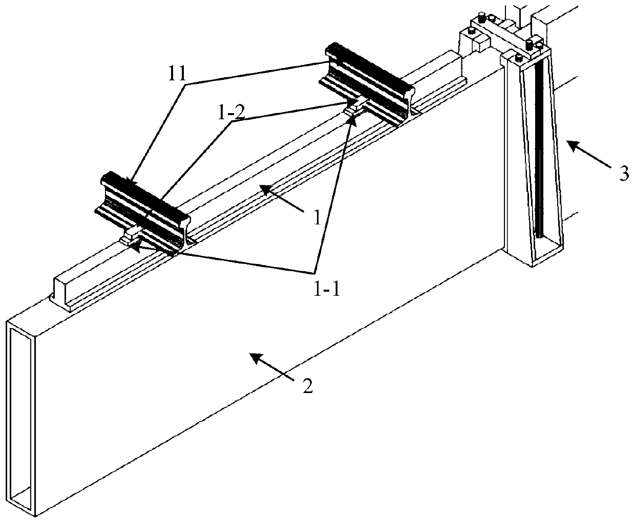 Underpass railway frame box culvert jacking construction device and construction method thereof