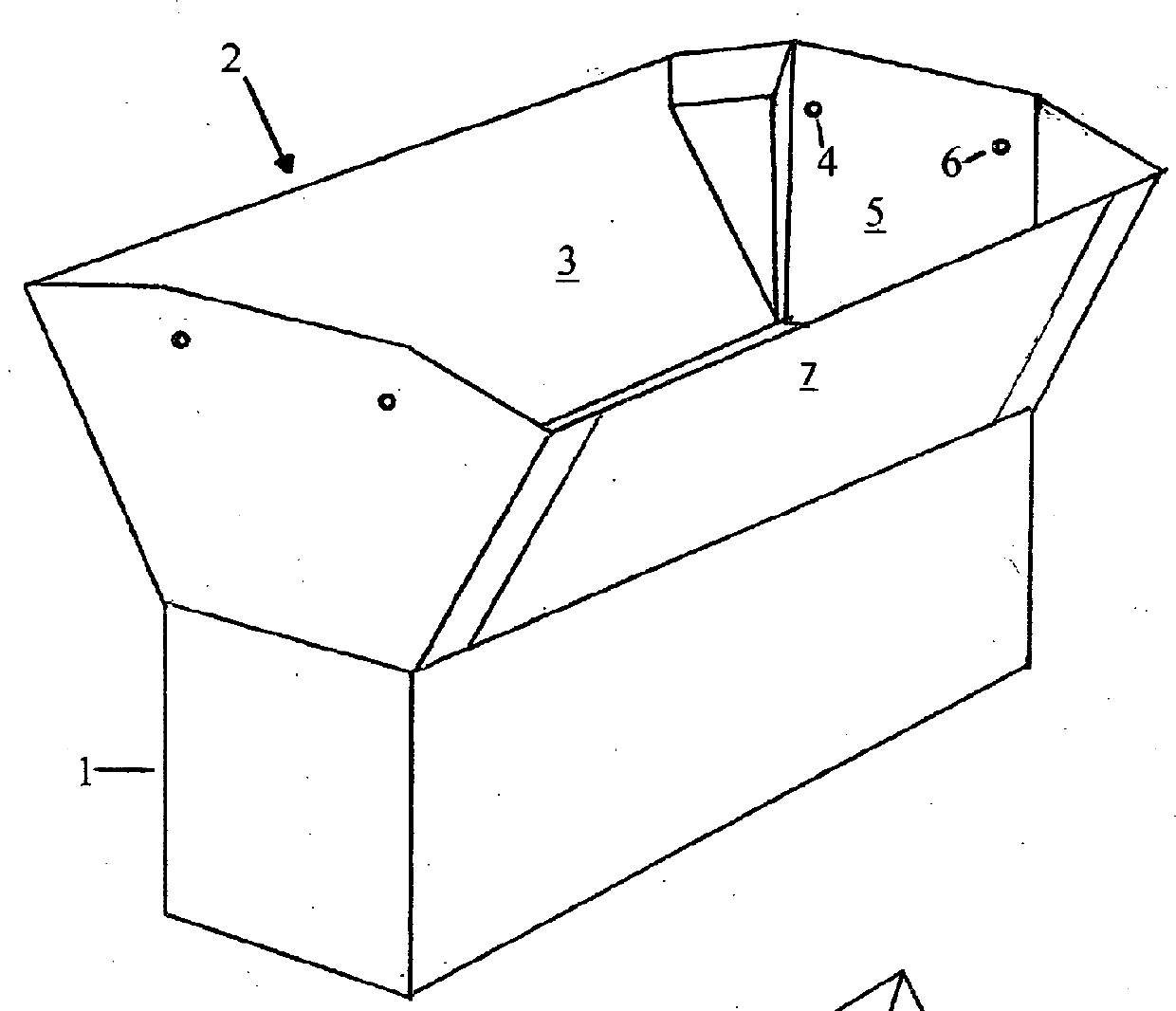 Ceiling debris collection bin