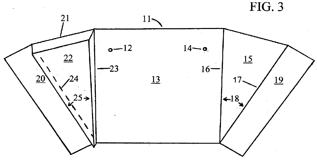 Ceiling debris collection bin