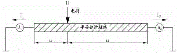 Mobile trolley positioning device and positioning method