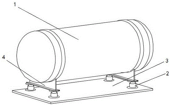 Pressure monitoring method for liquid level of vehicle-mounted liquefied natural gas tank