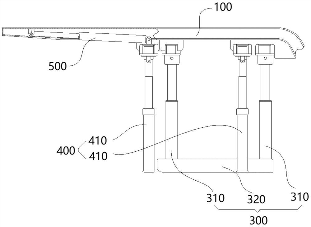 Support structure, supporting equipment and coal mining complete equipment