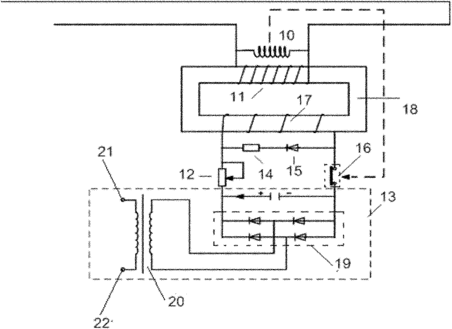 Impedance composite superconducting fault current limiter based on novel superconducting material