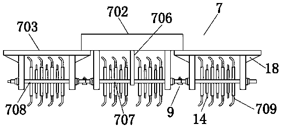 Four-wheel driving rotary cultivator based on crawling robot platform