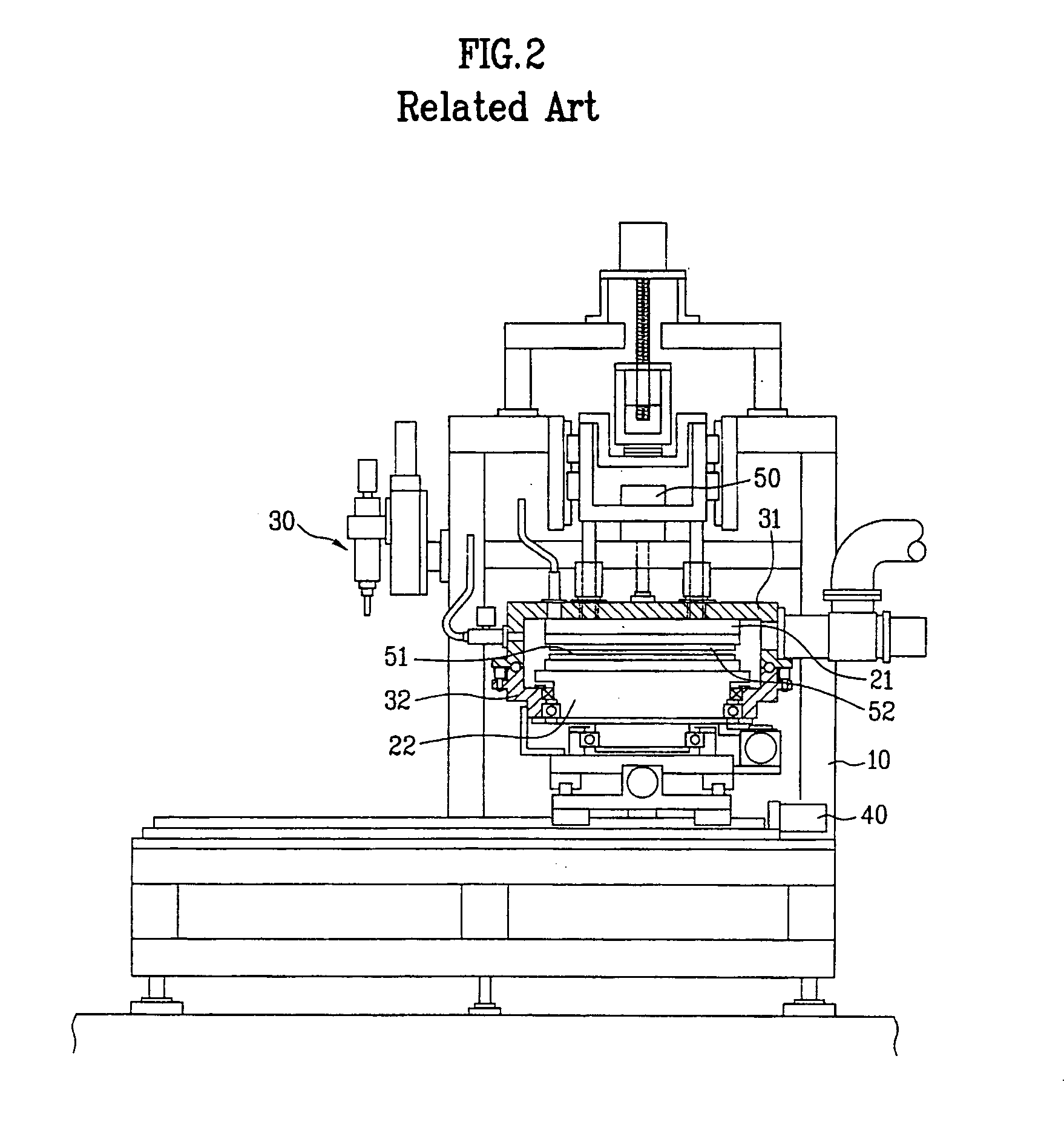 Stage structure in bonding machine and method for controlling the same