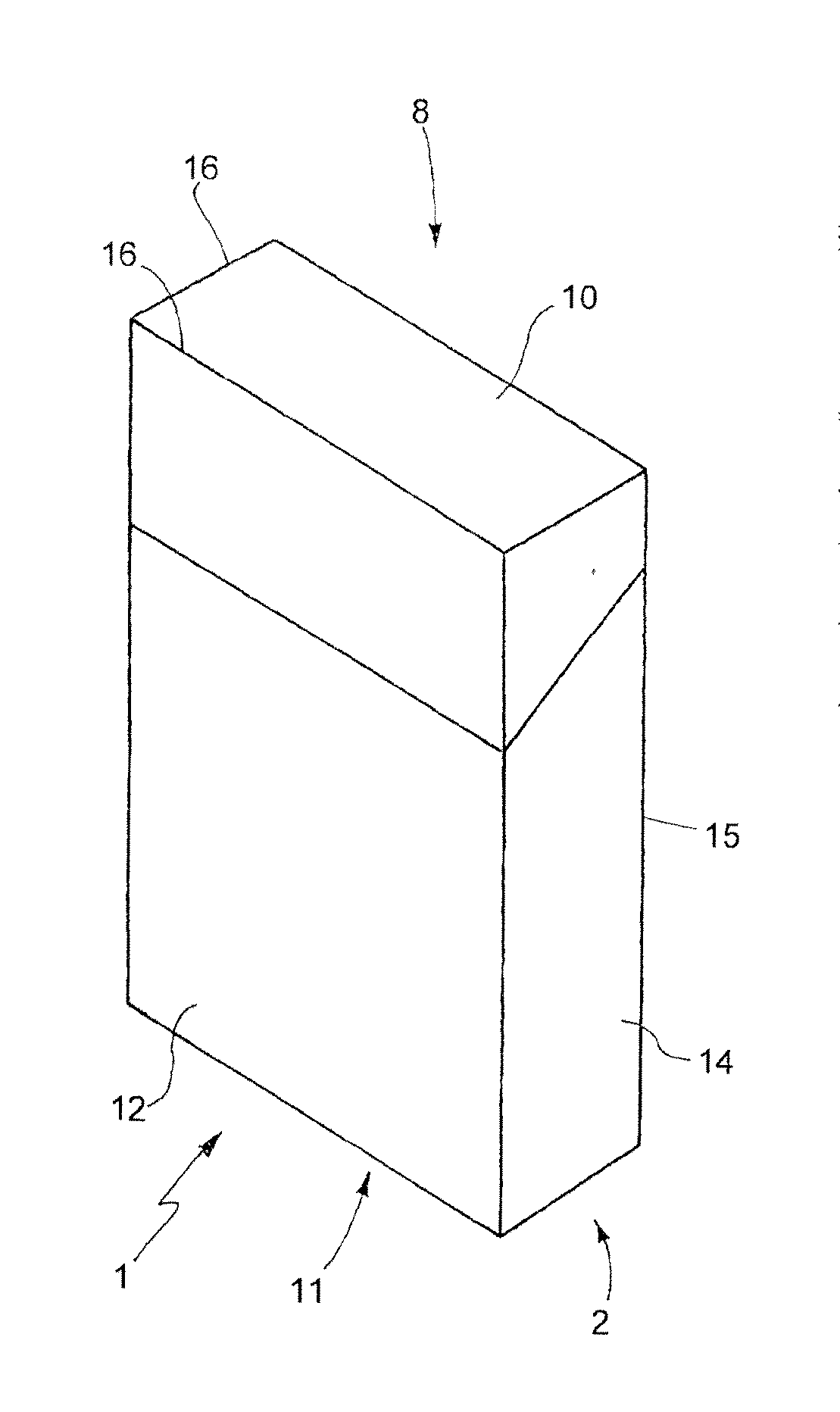 Rigid Hinged-Lid Package and Relative Packing Method and Machine