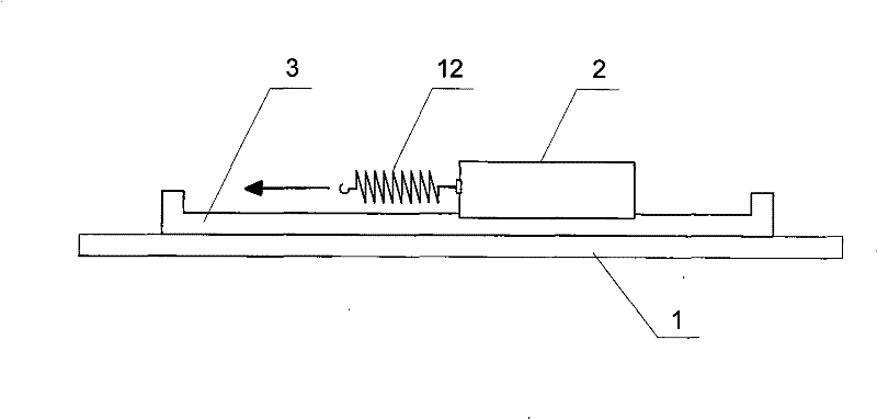 Device for measuring positioning force of magnetoelectric linear motor