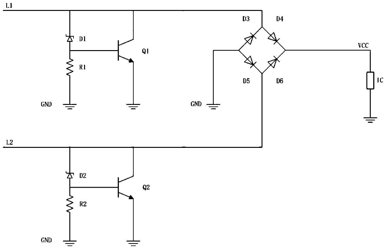 Electronic detonator communication circuit and electronic detonator