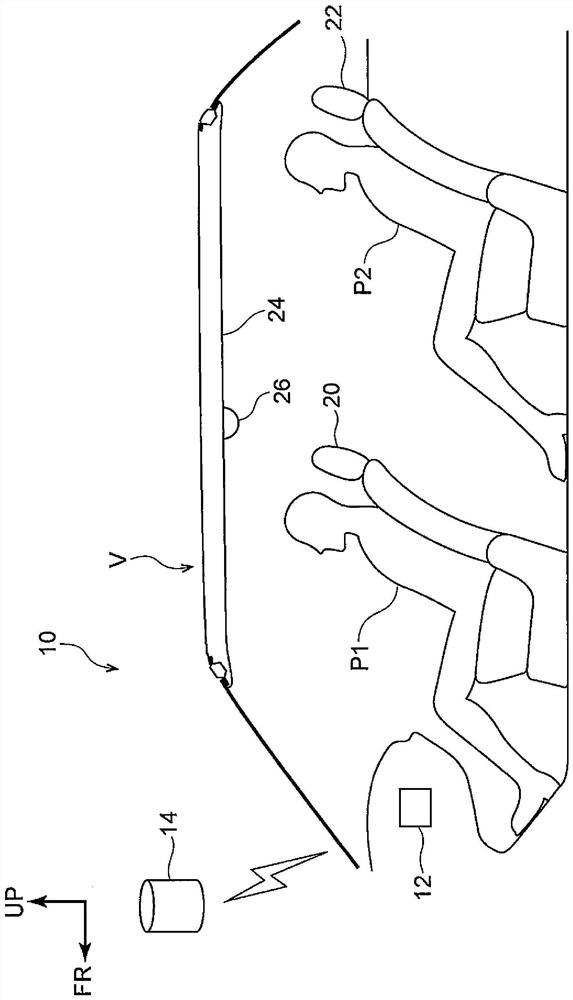 Vehicle interior detection device, vehicle interior detection method, and non-transitory storage medium