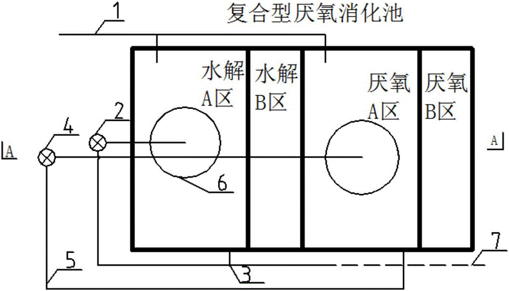 Composite type sludge reduction anaerobic digester