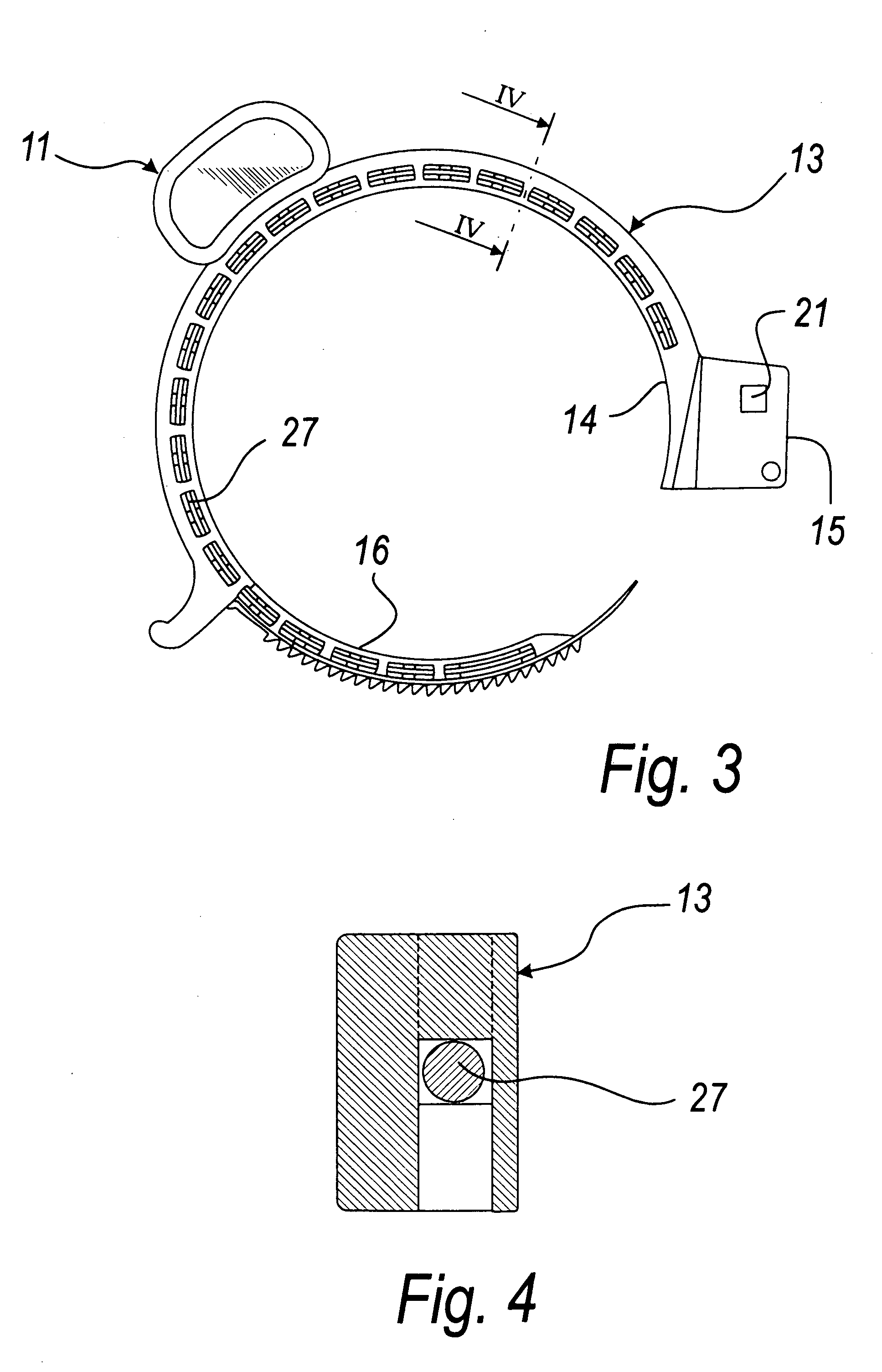Anti-theft device for items having portions that can be surrounded by straps or the like