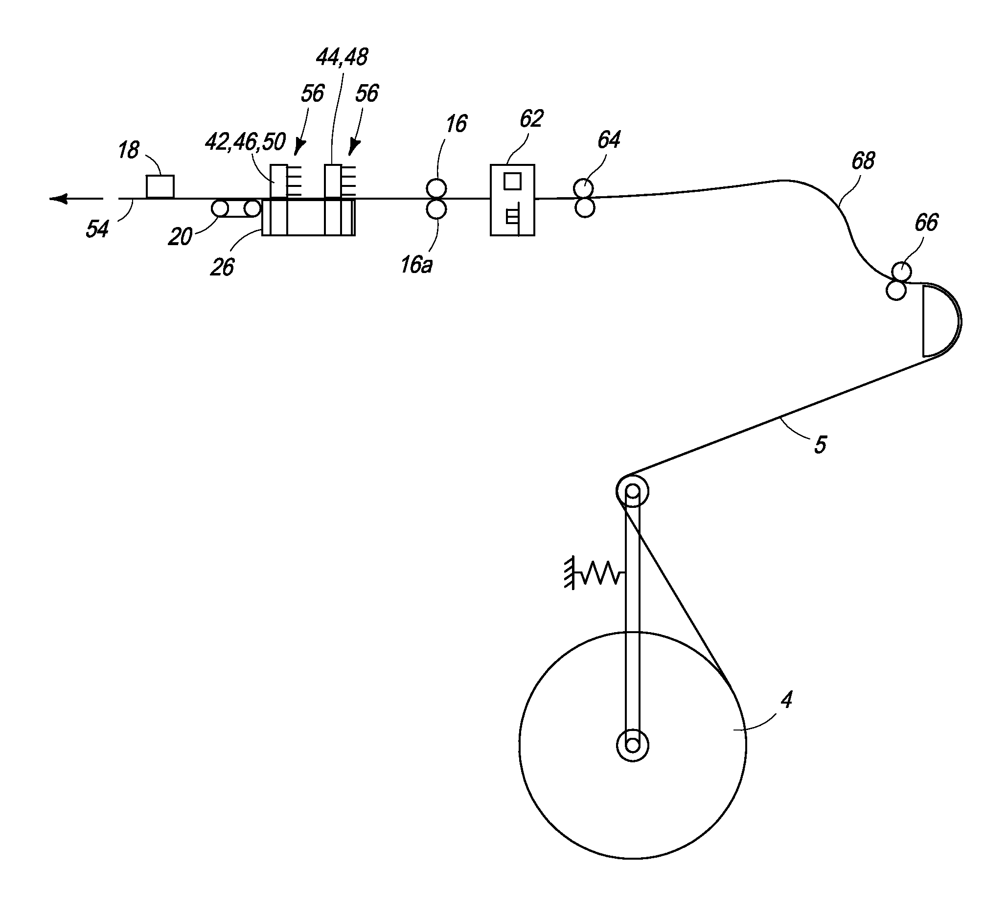 Printer with vacuum belt assembly having non-apertured belts