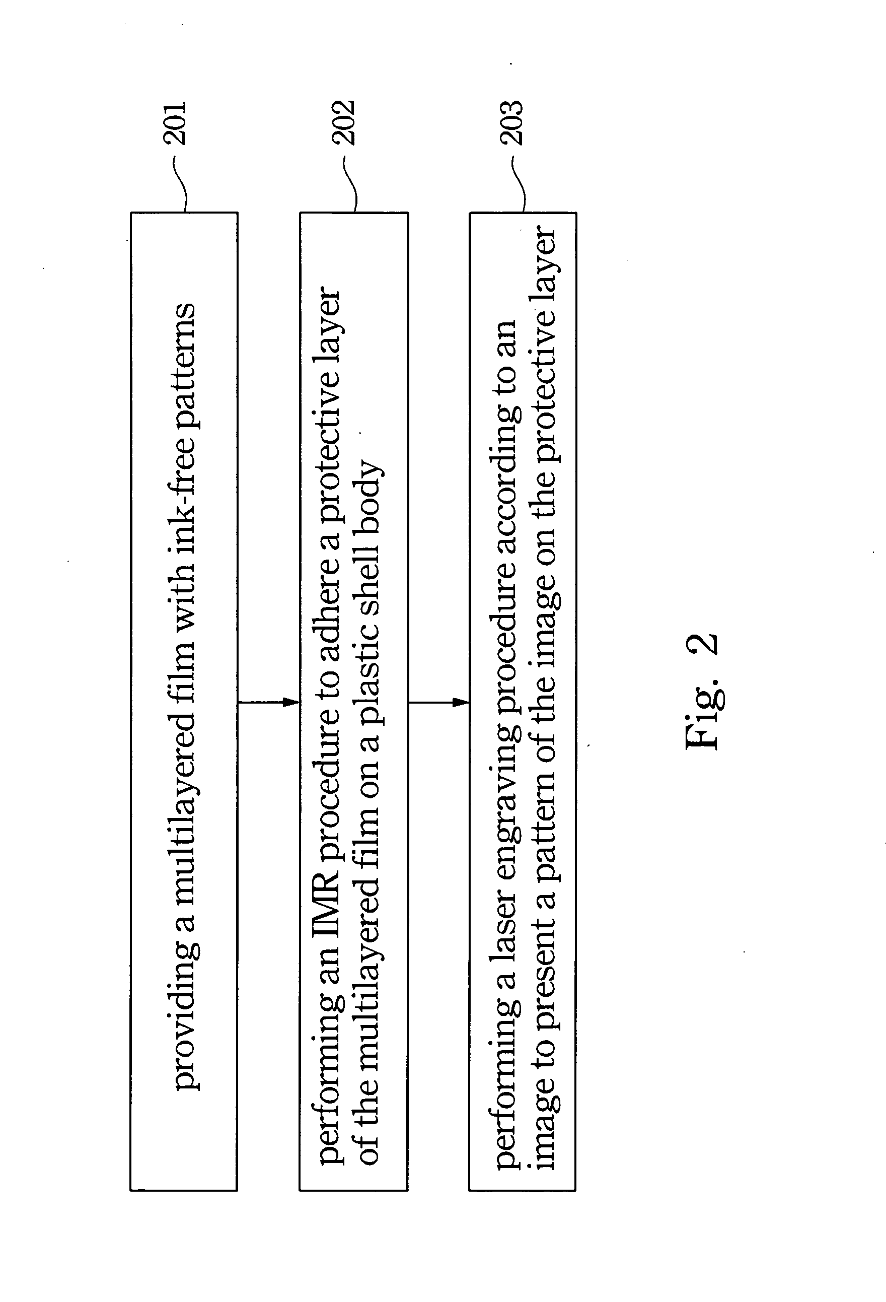 Plastic shell with ink-free pattern and its manufacturing method thereof