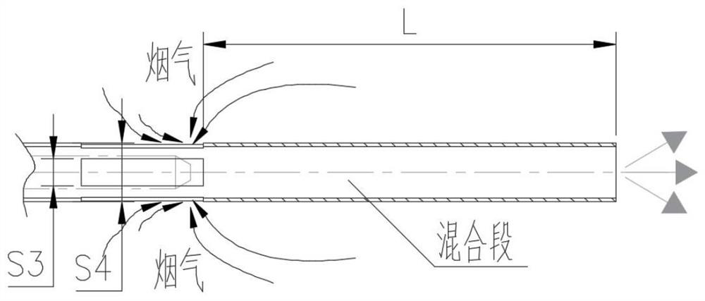 Double-injection type fuel gas grading ultra-low nitrogen burner