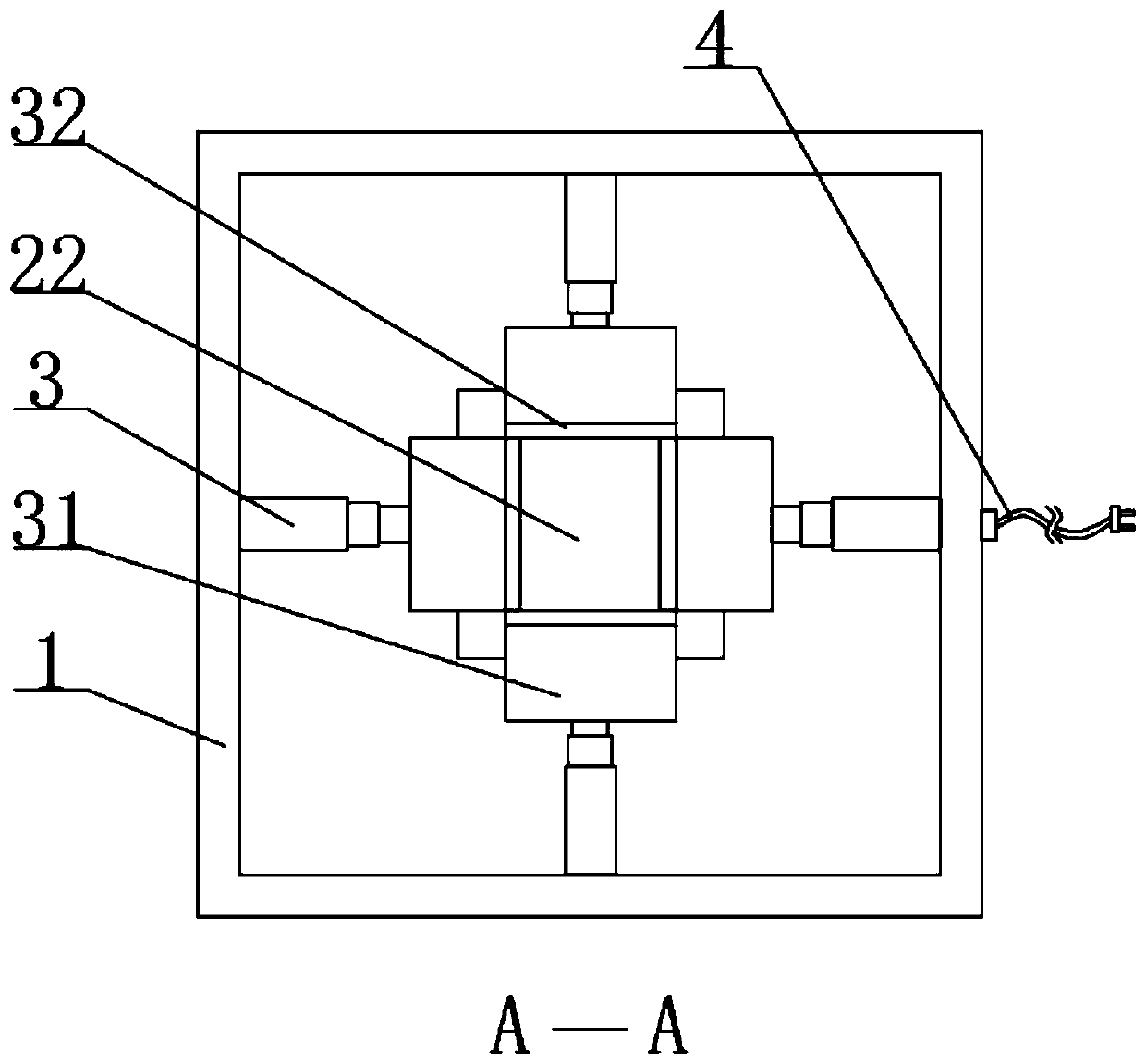 Furnace clinker brickmaking forming device of household waste incineration power plant