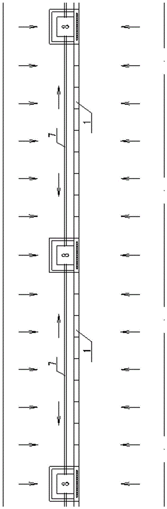 A road pavement drainage method and its drainage structure system