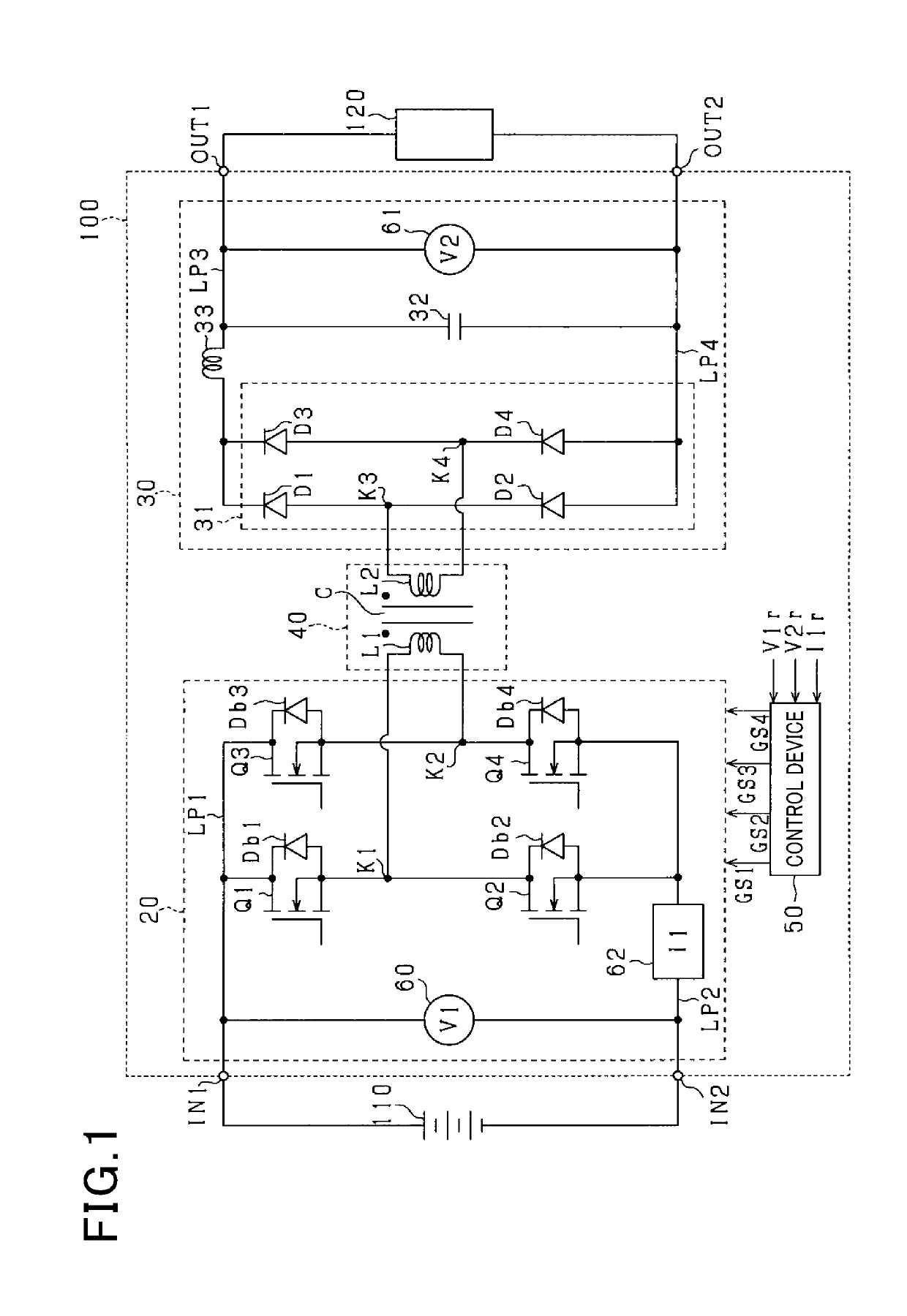 Control Device for DC-DC Converter