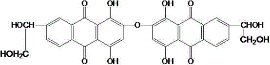 A kind of anthraquinone organic compound, its preparation method and its application