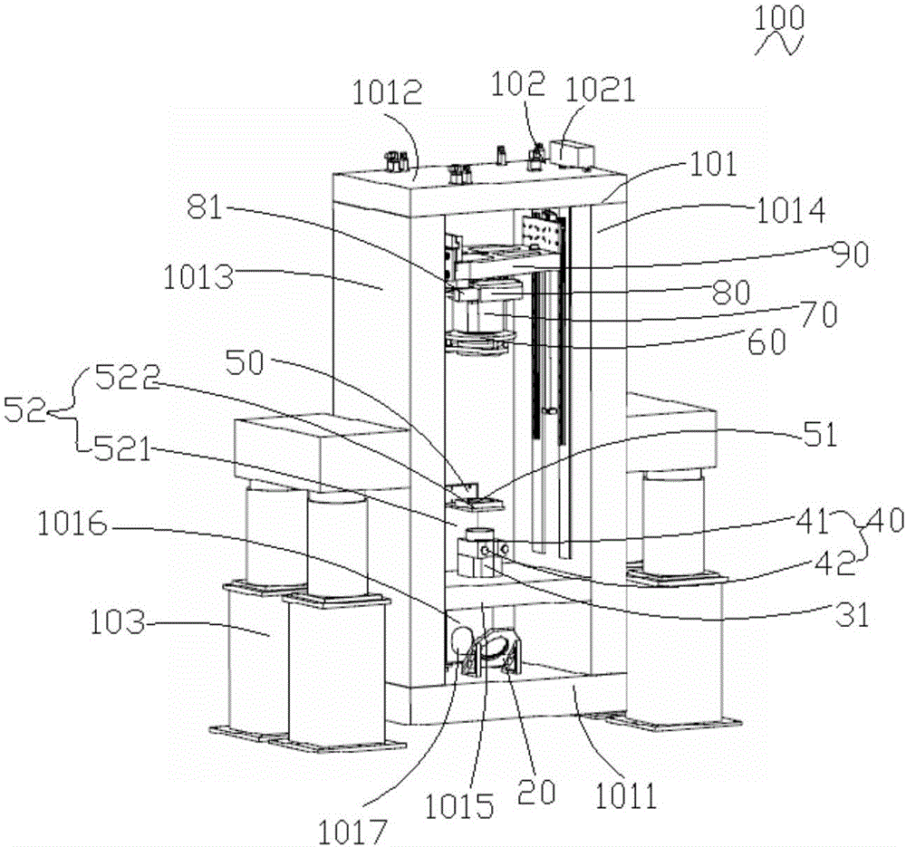 Aspheric optical element surface shape detection device