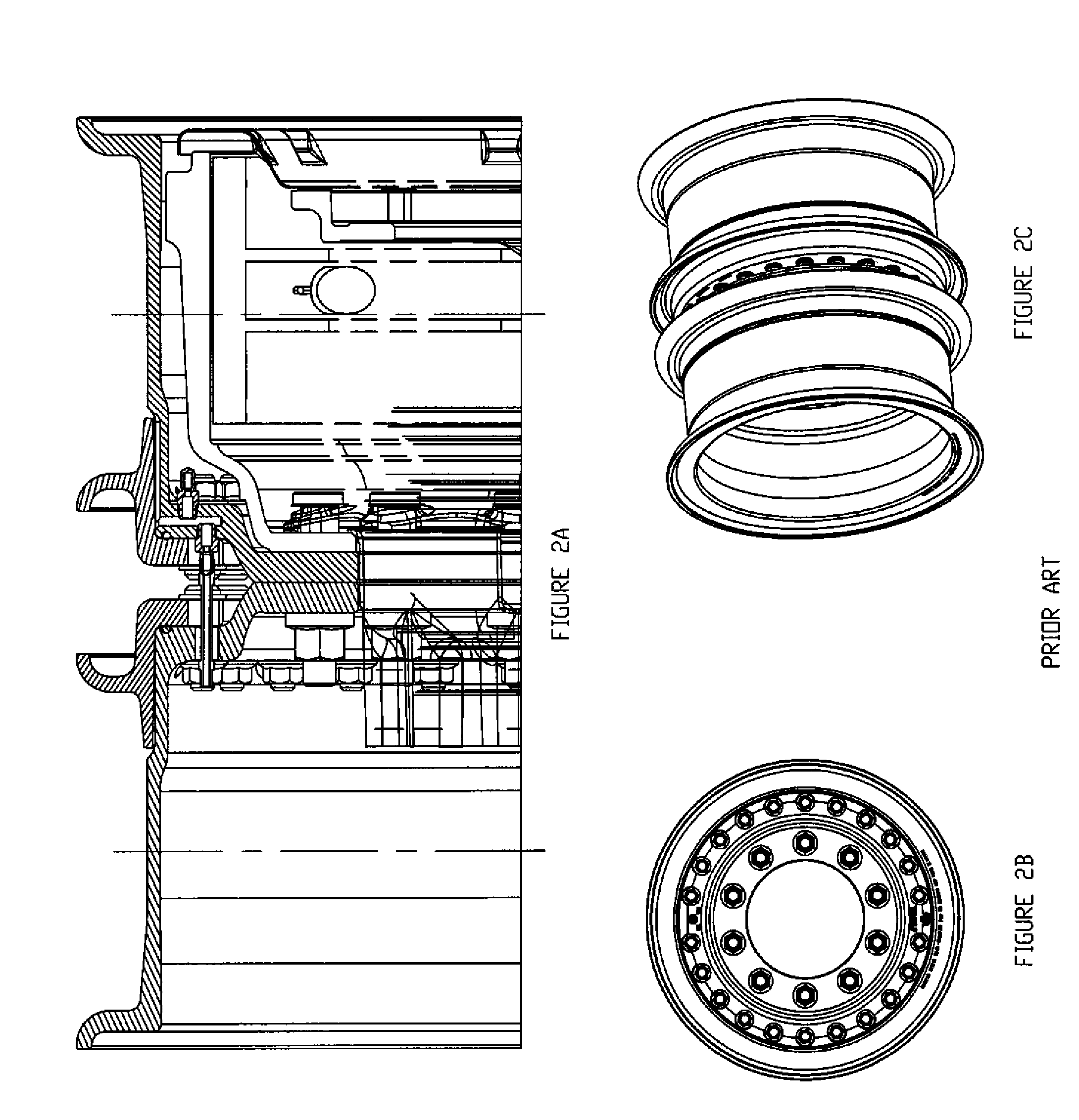Dual wheels with common hub adapter