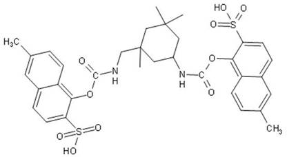 Sulfonated naphthol bola-type surfactant for heavy oil reservoir flooding and its synthesis method and application