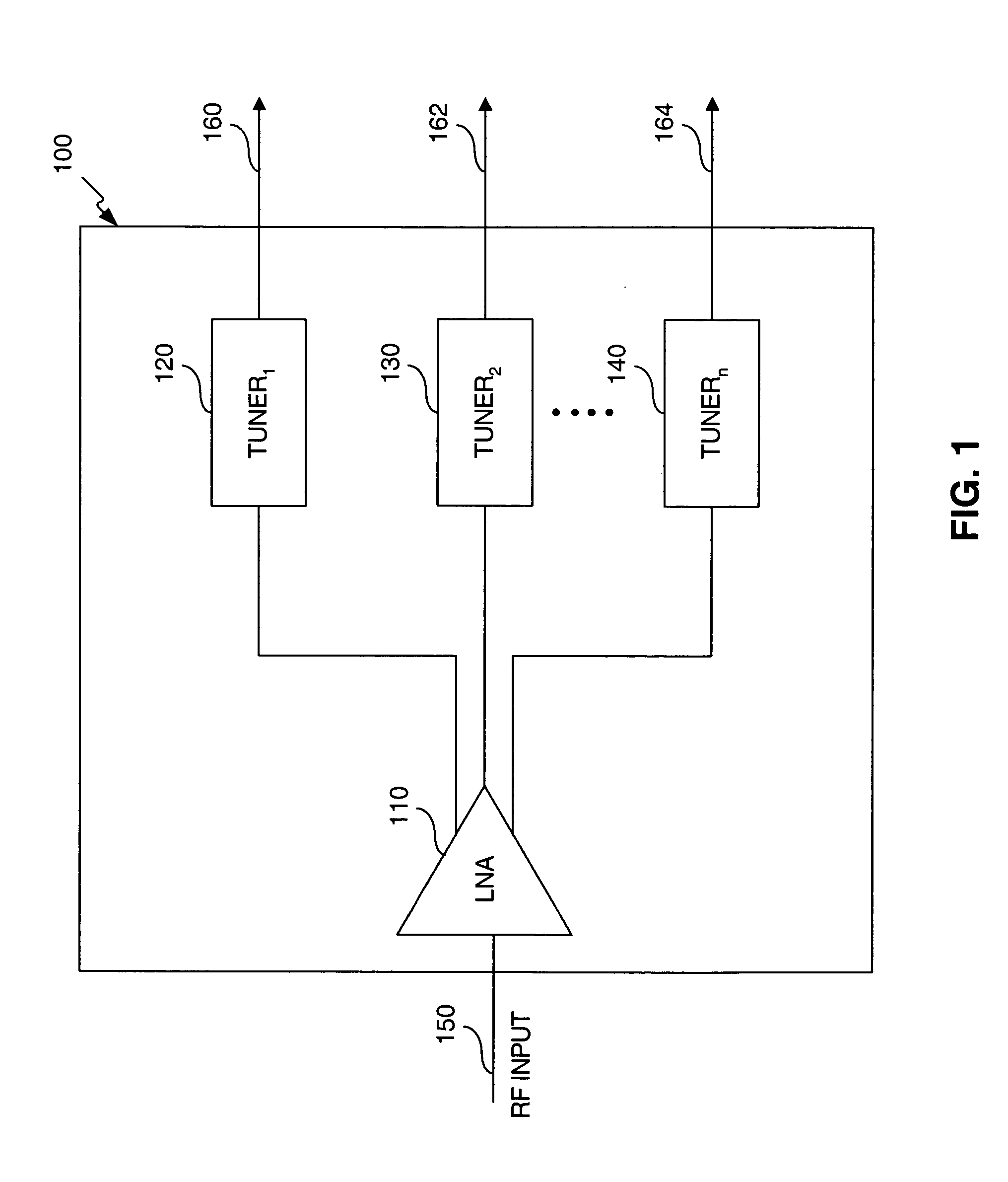 Multi-tuner receivers with cross talk reduction