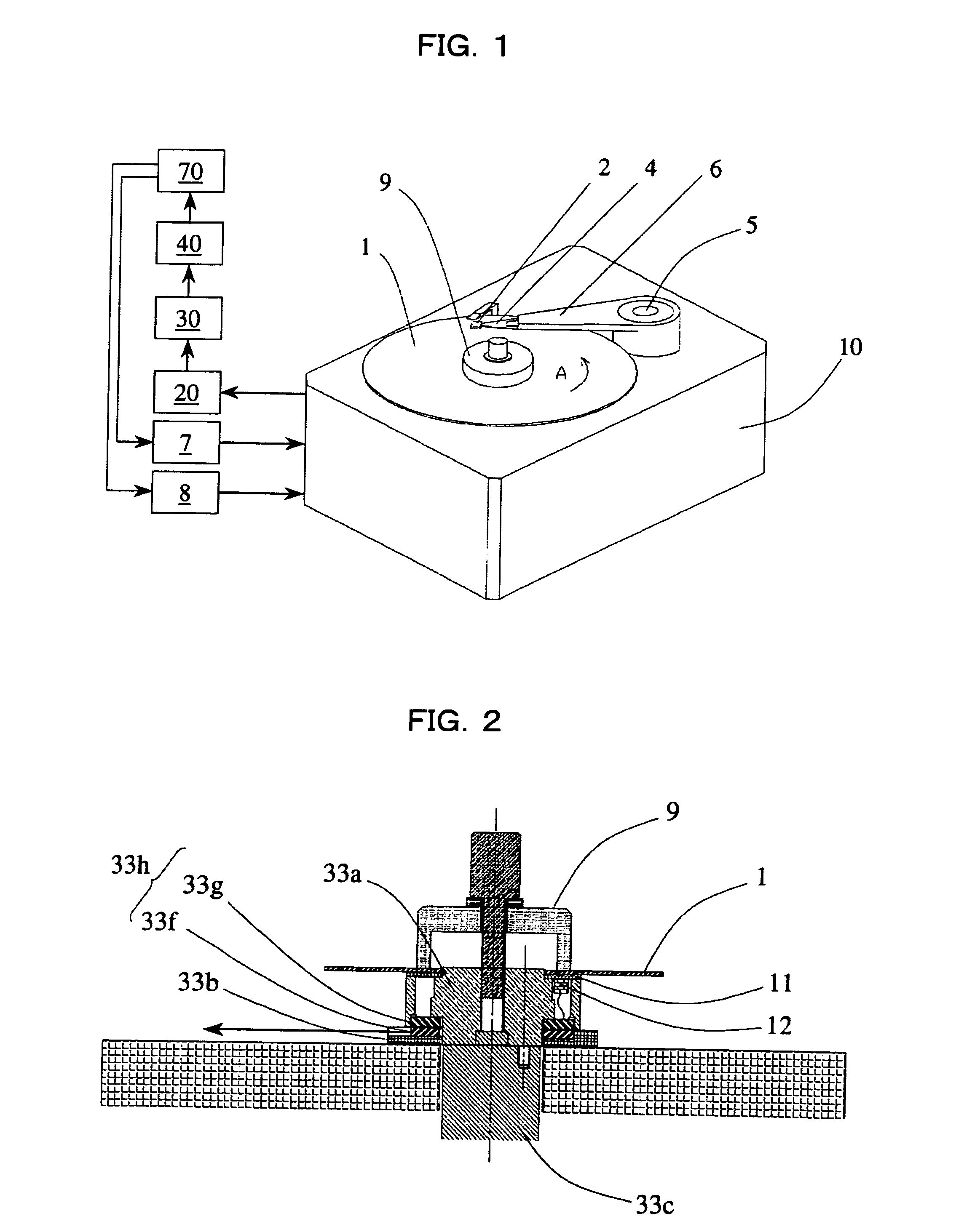 Contact inspection device, and contact inspection device and method for magnetic disk device