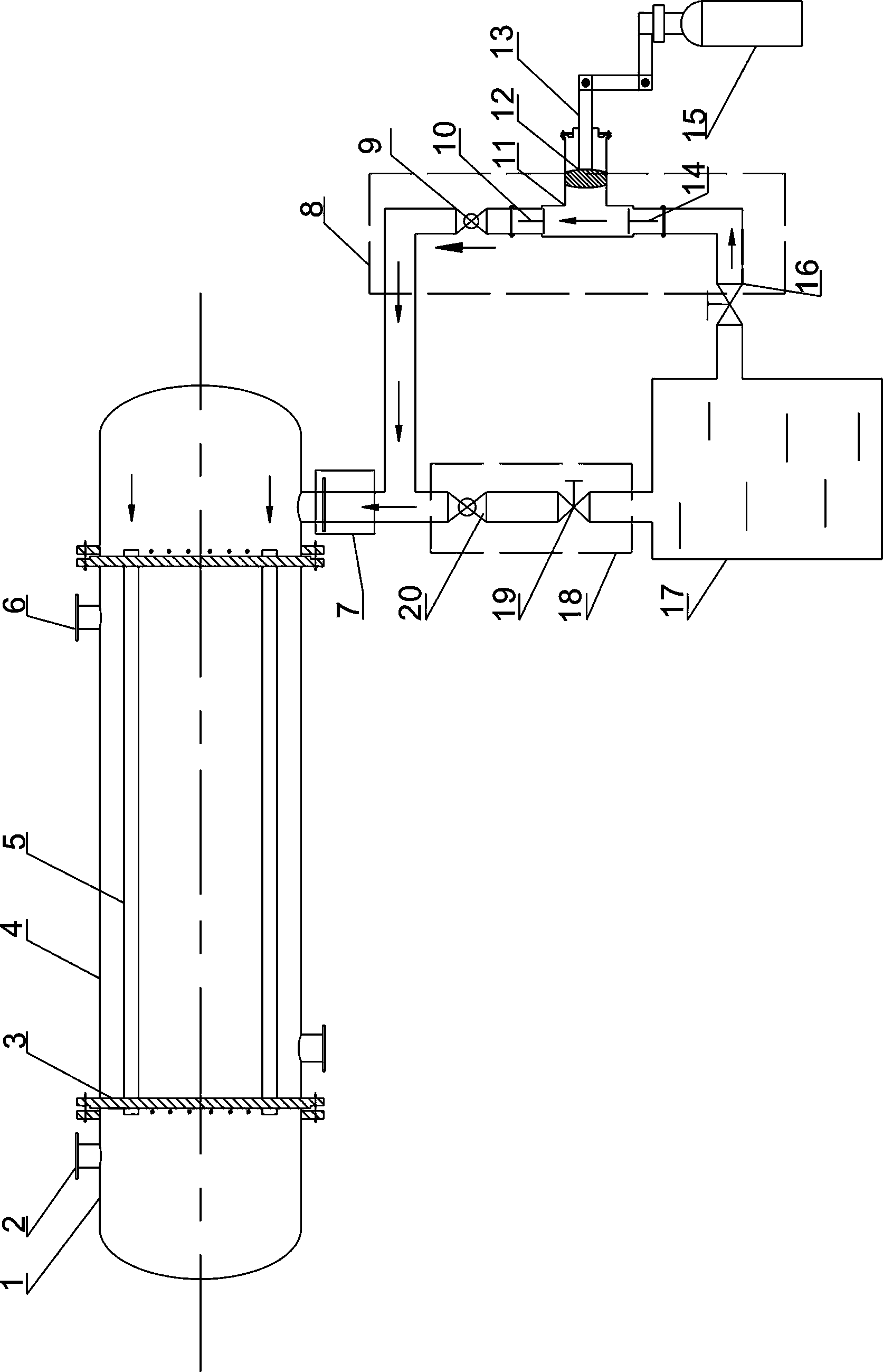 Adjustable reciprocating pulsating flow reinforced heat transfer heat exchanger