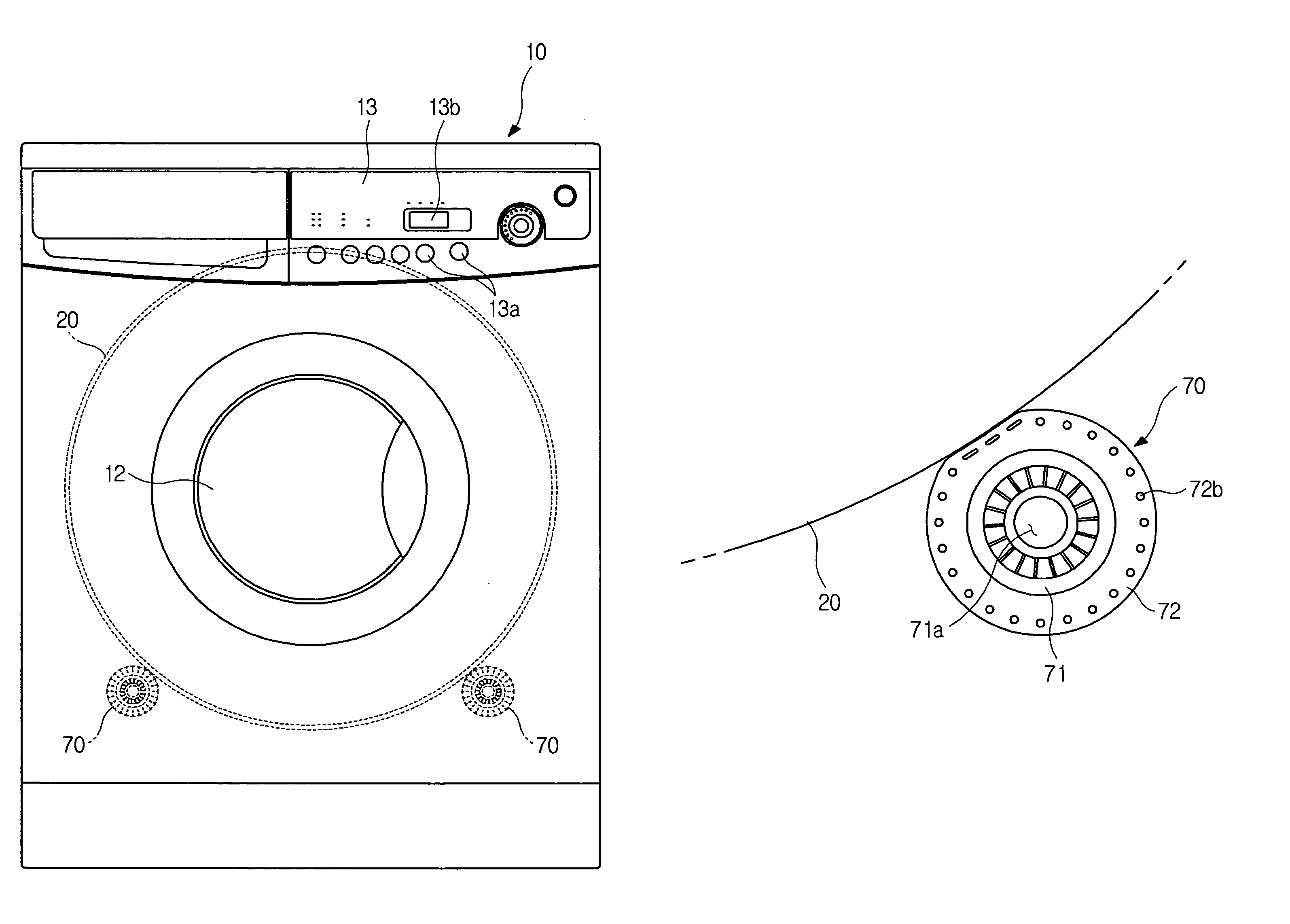 Roller and clothes drying apparatus provided with the same