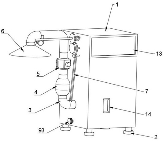 Dust collector activated by automatic detection of working environment