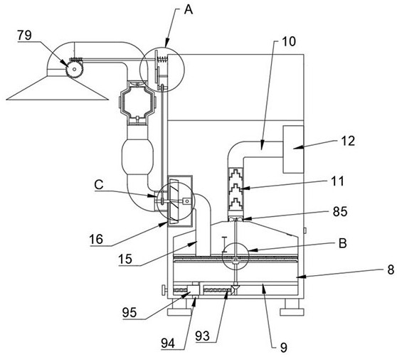 Dust collector activated by automatic detection of working environment