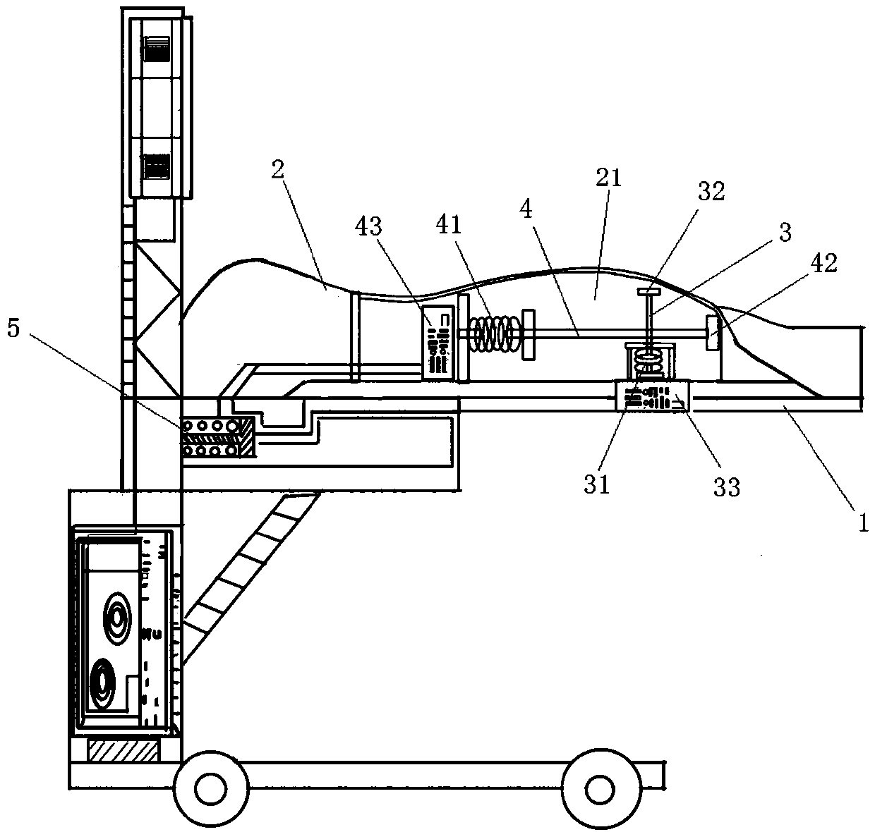 Uterine massage simulation system and method based on VR technology