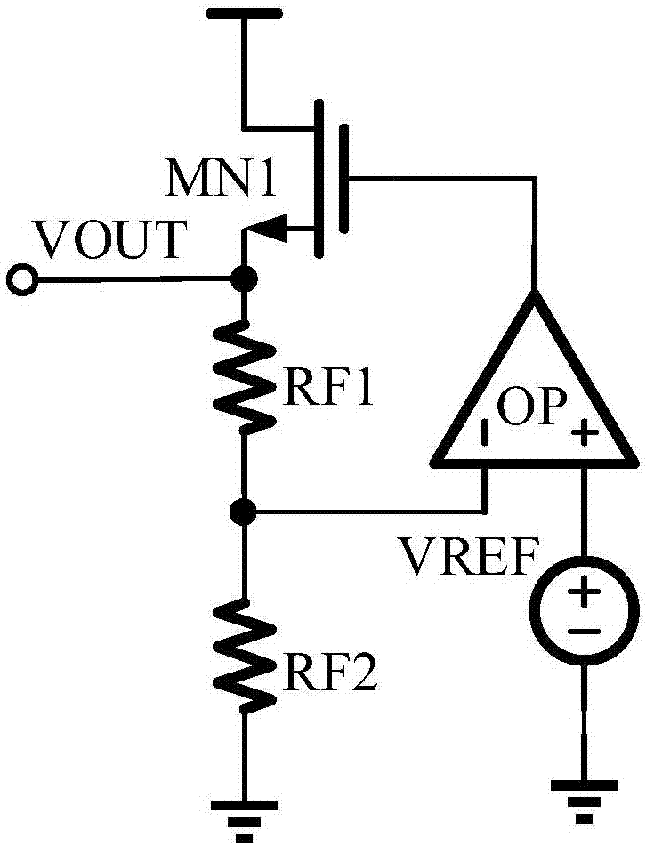 Low dropout regulator with embedded reference