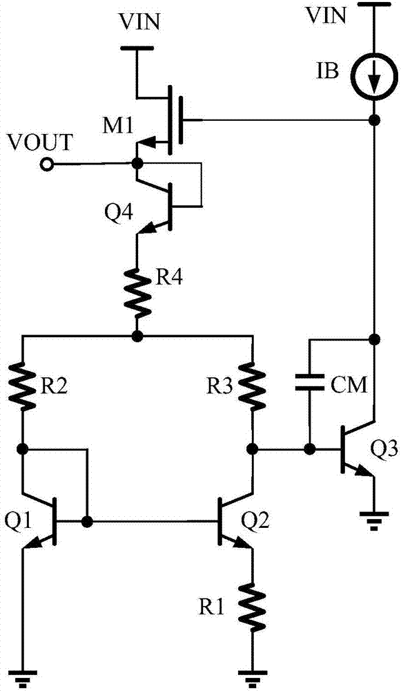 Low dropout regulator with embedded reference