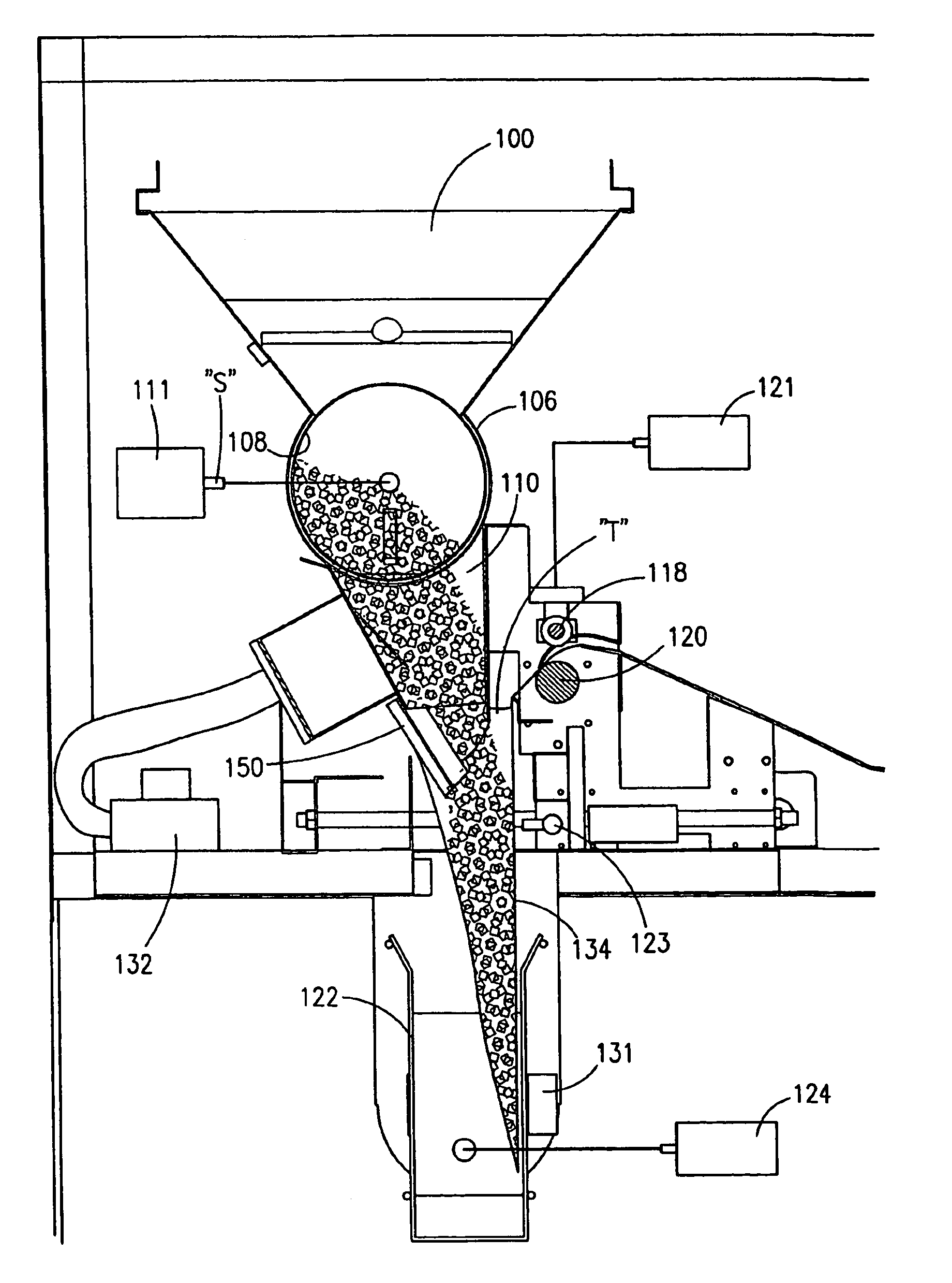 Ice bagging system and method