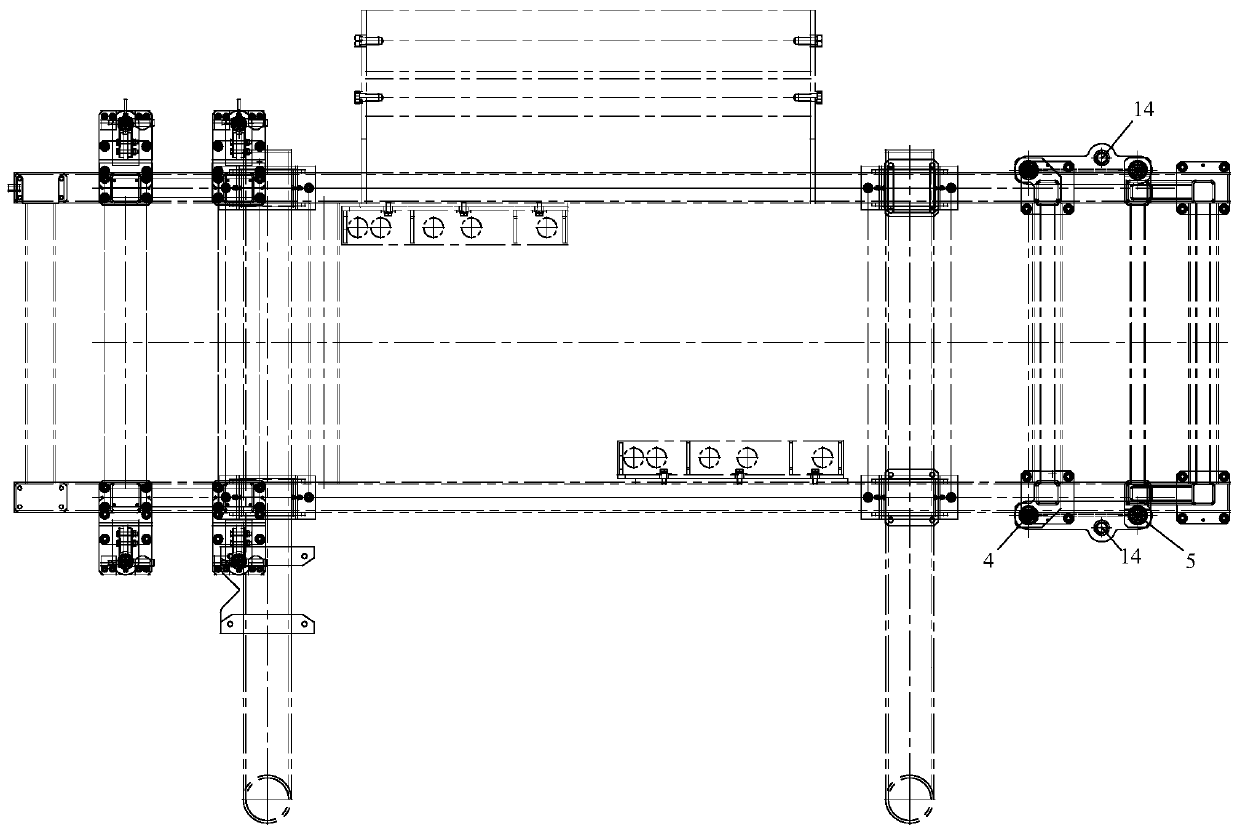 Vehicle body coating conveying equipment and using method thereof