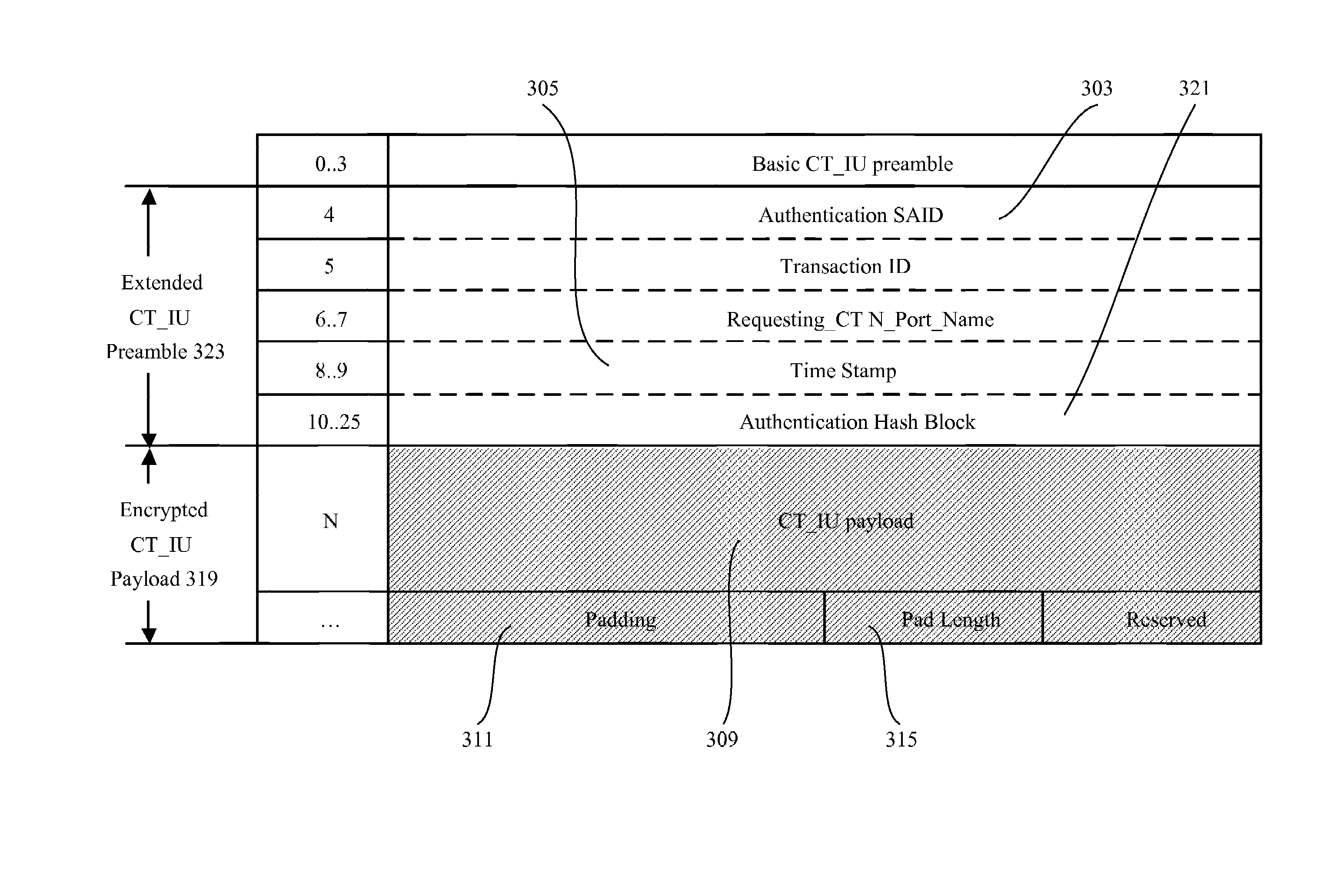 Methods and apparatus for confidentiality protection for Fibre Channel Common Transport