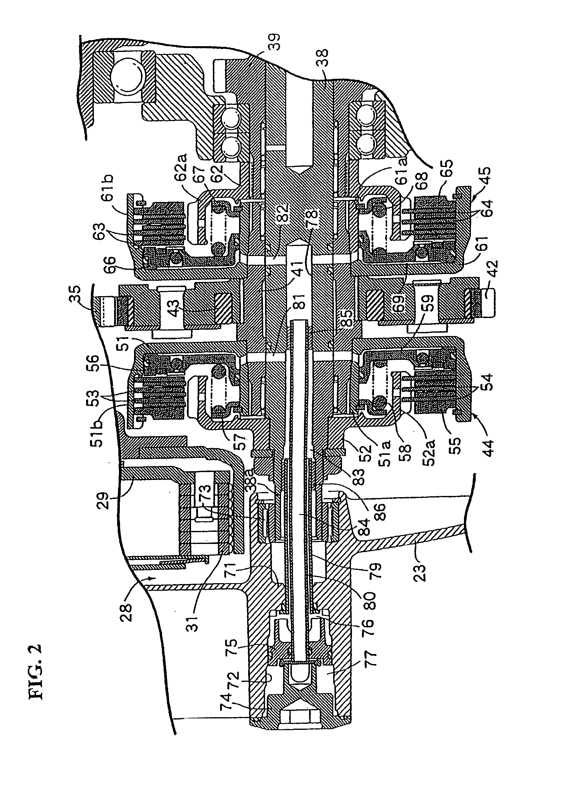 Oil pressure controlled vehicle transmission, power unit incorporating same, and method of using same