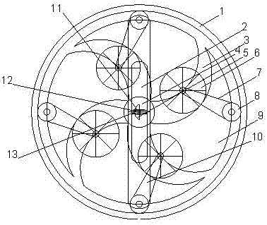 Disc-shaped internal combustion engine