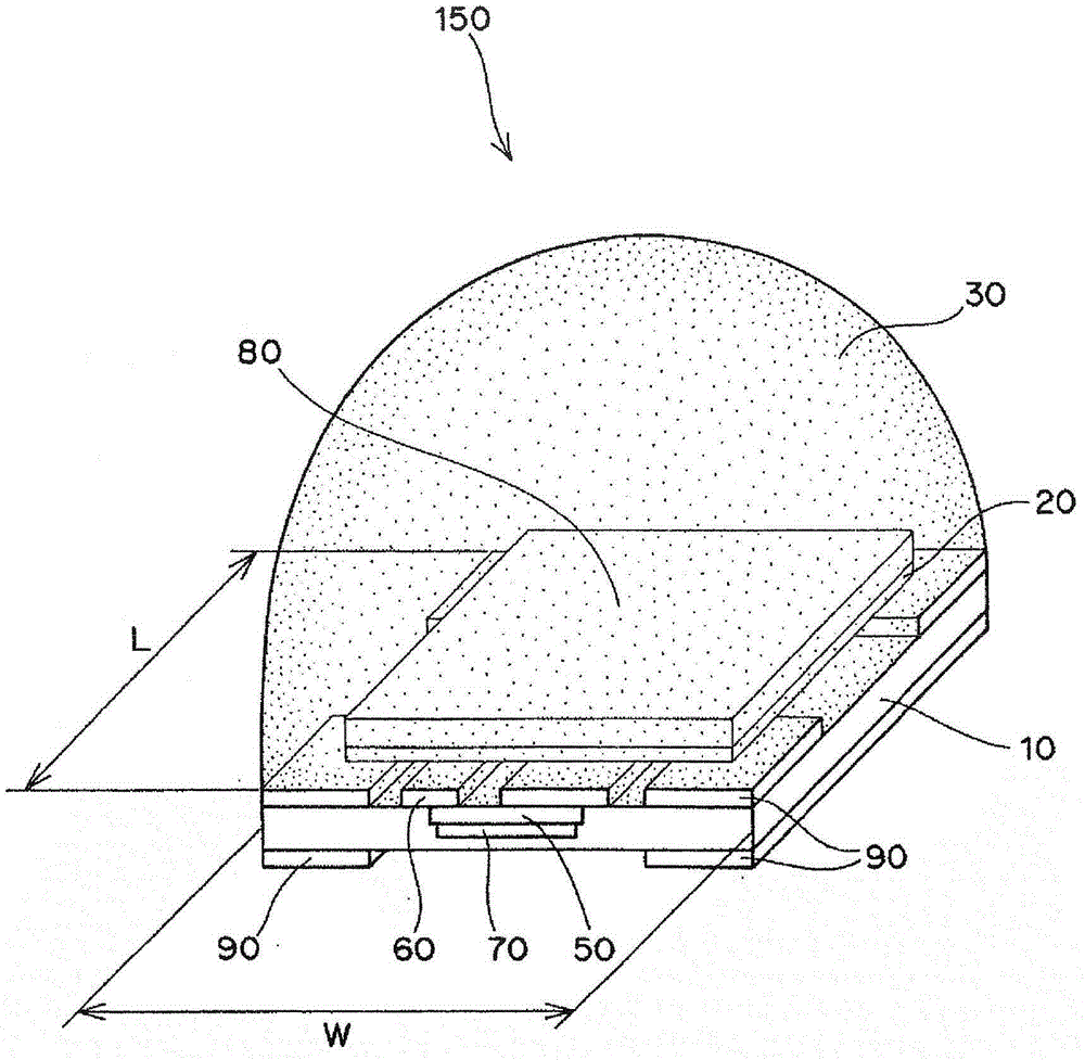 Substrate for light-emitting element, manufacturing method thereof, and light-emitting device