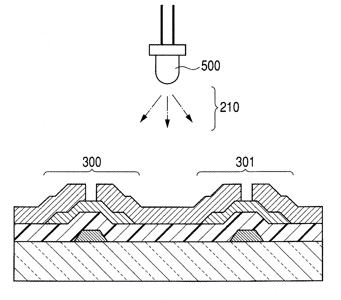 Method for controlling threshold voltage of semiconductor element