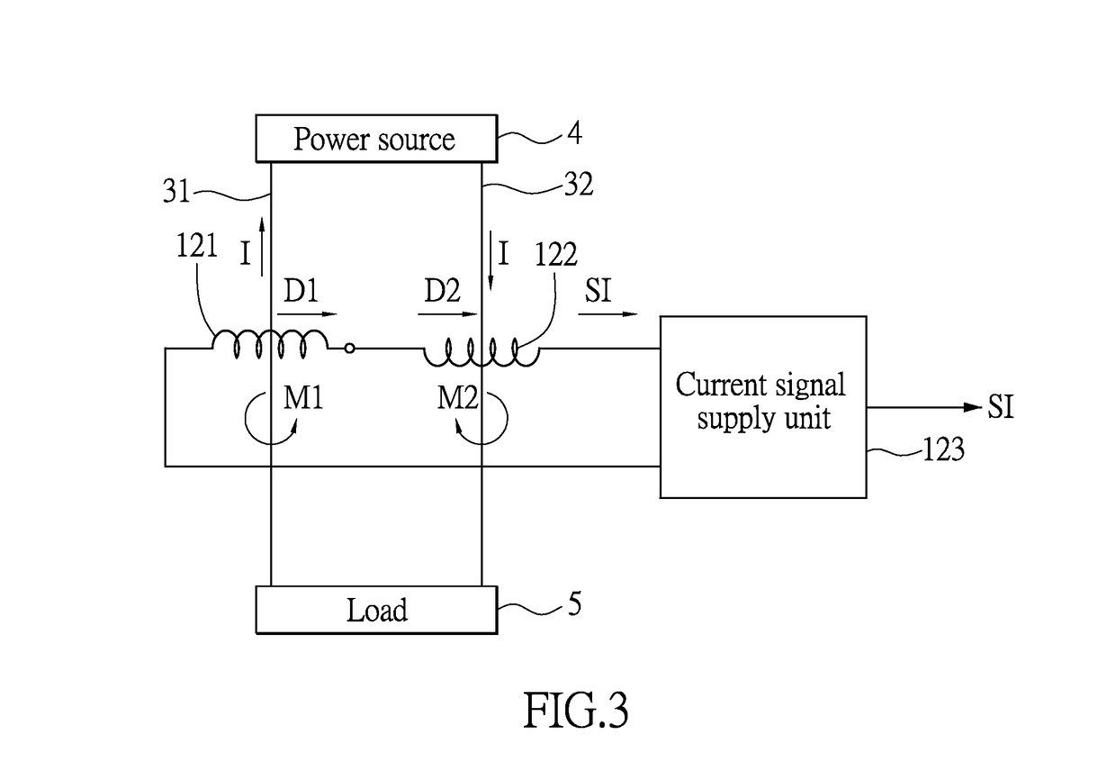 Device and method for measuring the power consumption, contactless device and method for measuring power supply status