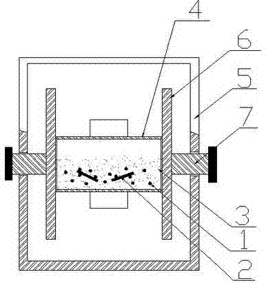Method for quickly preparing aluminum-iron alloy coating on surface of metal material
