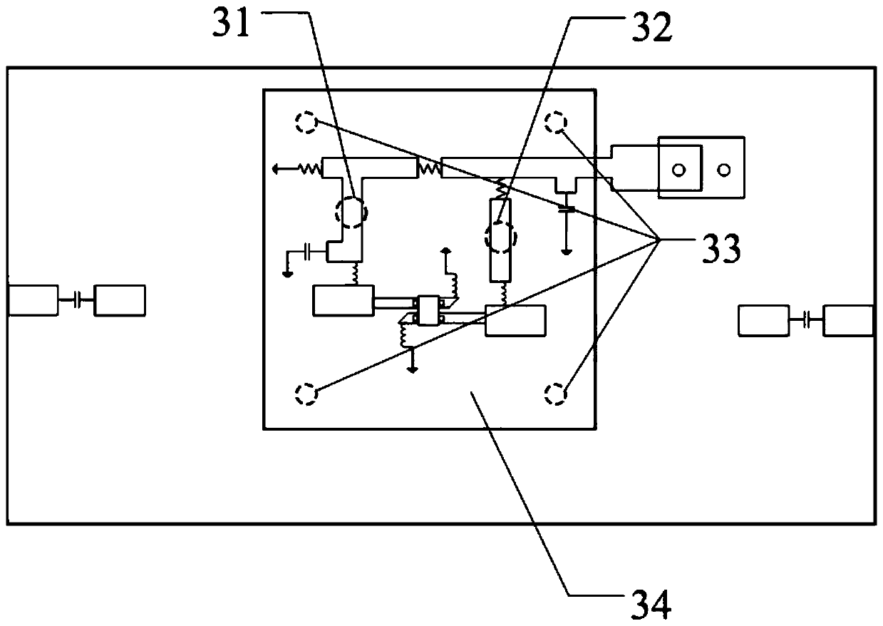 Self-designed low-noise amplifying circuit experimental device