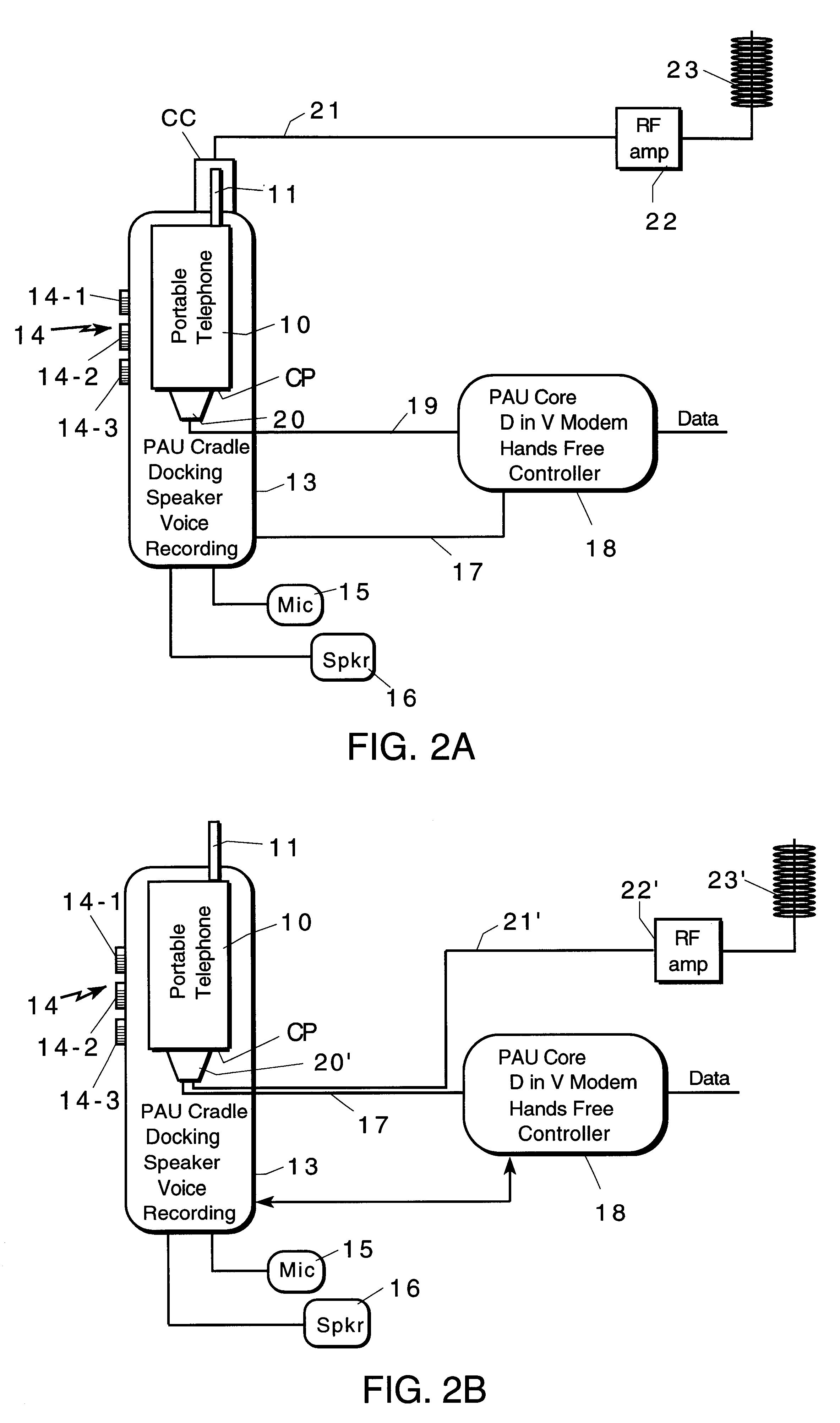 System for providing a simultaneous data and voice channel within a single channel of a portable cellular telephone to provide position-enhanced cellular services (PECS)