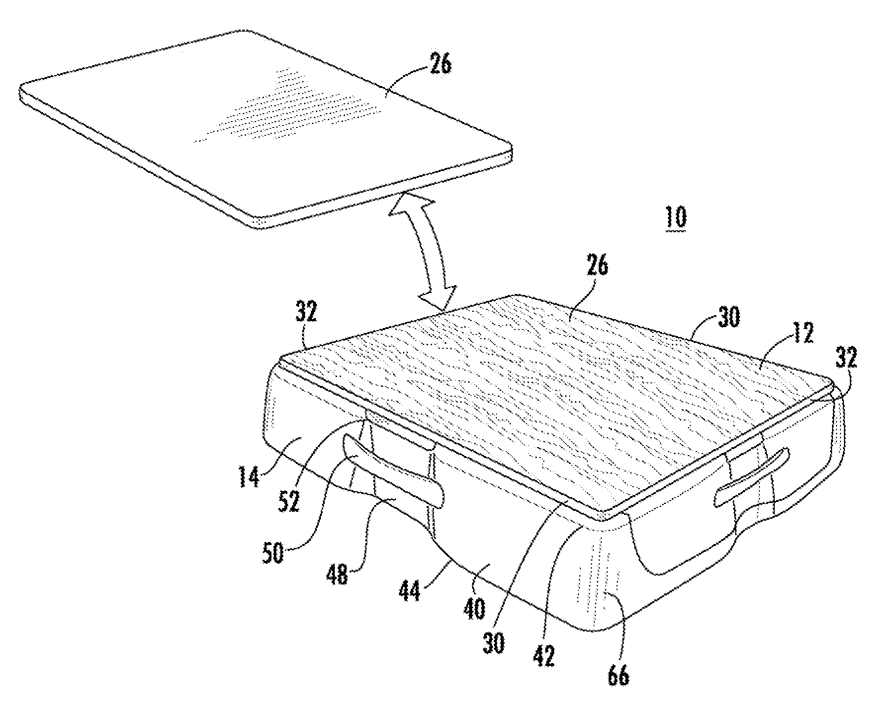 Cutting Board Assembly Having Drawer with Variable Volume Containment Space