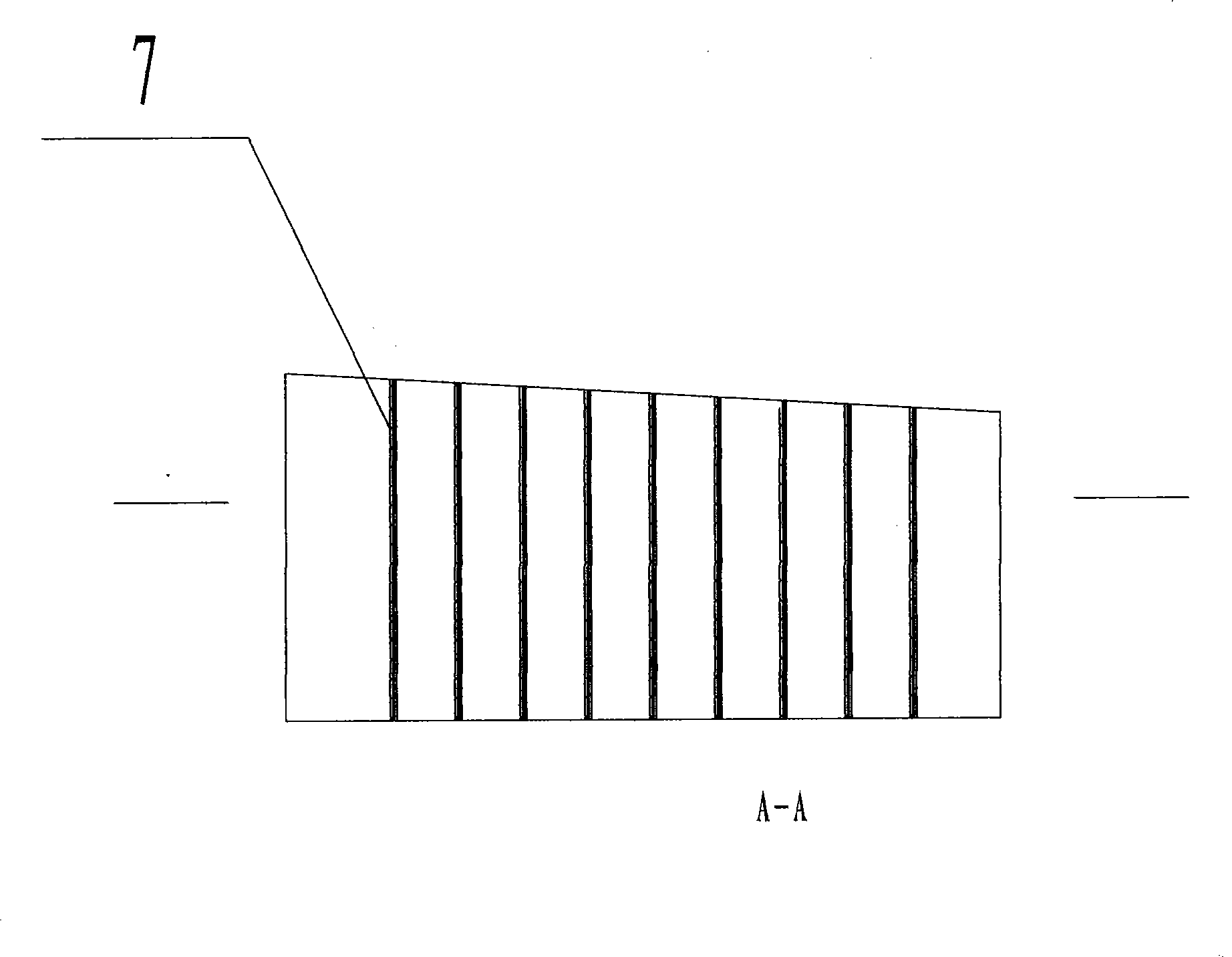 Equipressure air feeding device of large industrial chain grate boiler