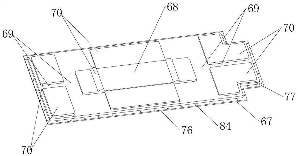 Rotary table for positioning top cover of battery chamber and processing device with rotary table