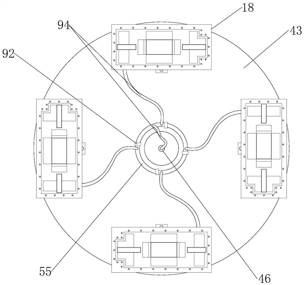 Rotary table for positioning top cover of battery chamber and processing device with rotary table