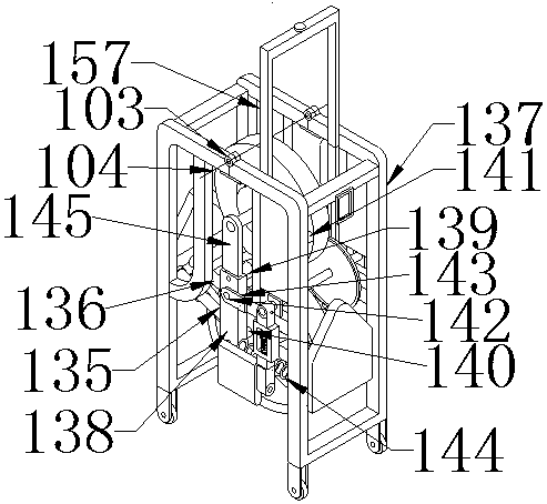 Frame structure traveling box type folding bicycle